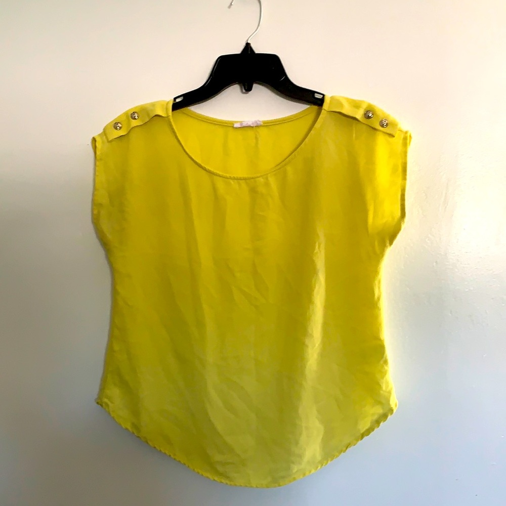 Yellow shirt